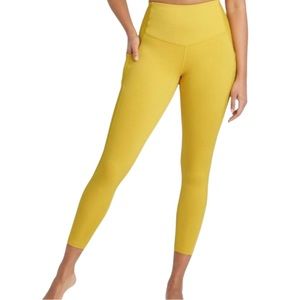 EUC - All In Motion Flex High-Rise 7/8 Ribbed Antique Gold Legging - Size Small